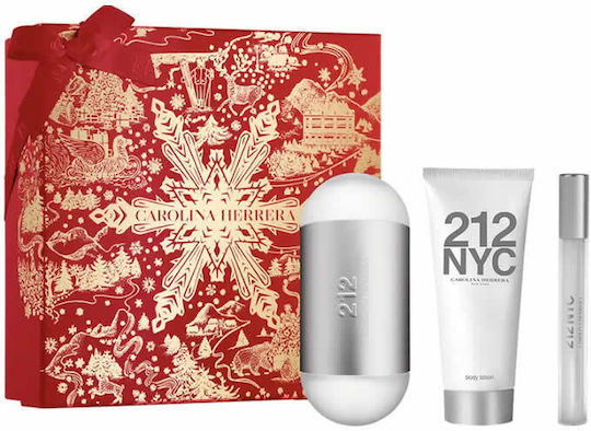 Carolina Herrera 212 Nyc Damen Set mit Eau de Toilette 3Stück