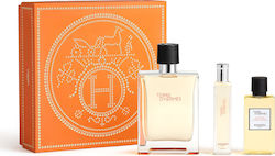 Hermes Terre D'hermes Ανδρικό Σετ με Body Lotion 3τμχ Hermes Terre D'hermes Ανδρικό Σετ με Body Lotion 3τμχ