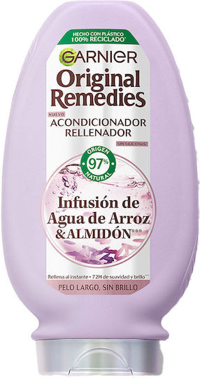 Garnier Original Remedies Rice Water & Starch Rituals Conditioner Όγκου 250ml