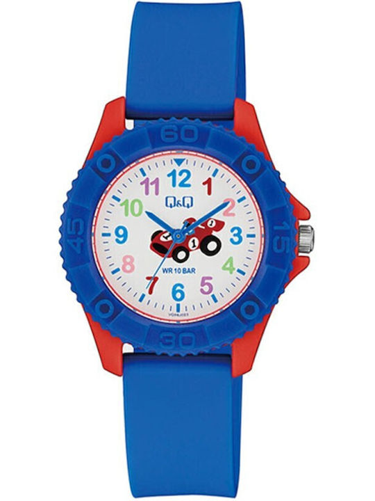 Q&Q Kids Analog Watch with Rubber/Plastic Strap...