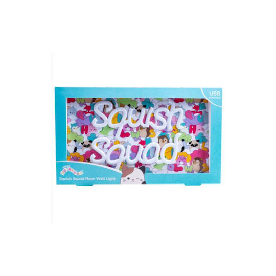 Fizz Squishmallows Squish Squad Neon Wall Light 350066