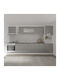 Corp Cabinet Wall Glossy White/white 60x30x45pcs