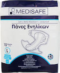 Medisafe Πάνες Ακράτειας Large 10τμχ