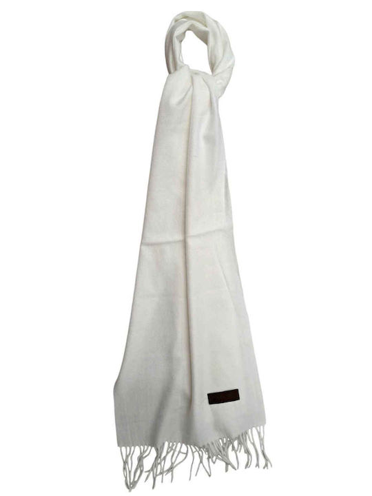 Remix Women's Wool Scarf White