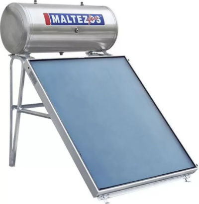 Maltezos Încălzitor solar de apă 200lt Sticlă Energie Triplă 2.6 m² Selectiv