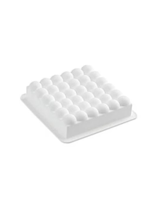 Silicone Muffin Mold 36 Cavities for Making Tarts Pastries and Cakes White