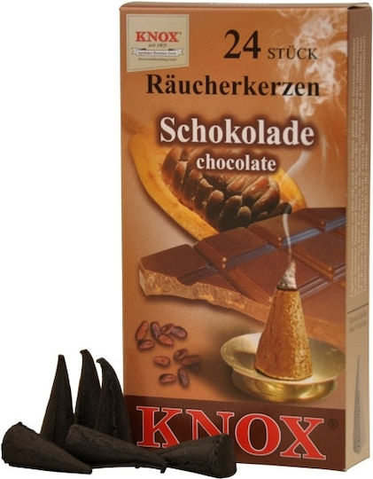 Αρωματικοί Κώνοι Κώνοι Knox με Άρωμα Chocolate 10023134 24τμχ