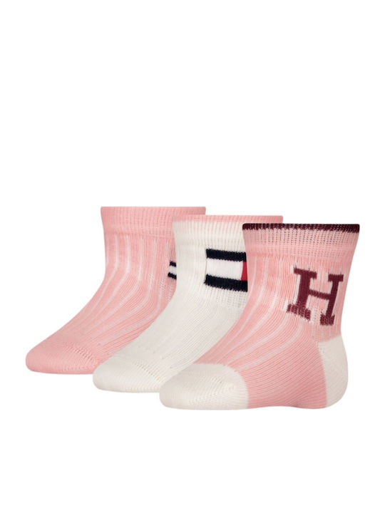 Tommy Hilfiger Детски чорапи Pink, White