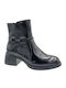 Ghete dama de piele Negru
