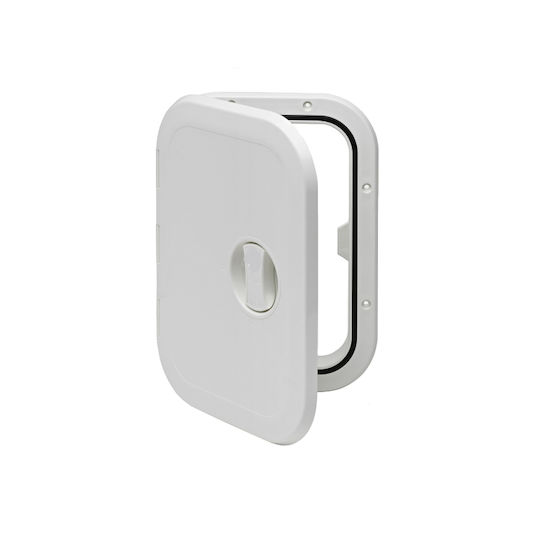 Can SB Square Boat Deck Door L380xW280mm White