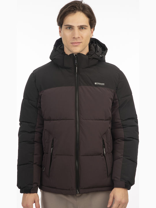Winter Jacke Black-Pulm