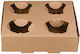 Set 10 Wegwerf-Becherhalter 4 Plätze