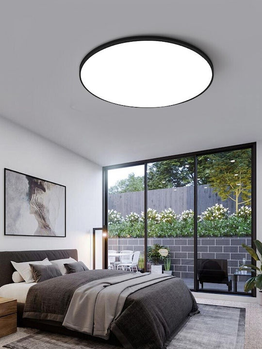 Round LED Panel 38W with Warm White Light 3000K