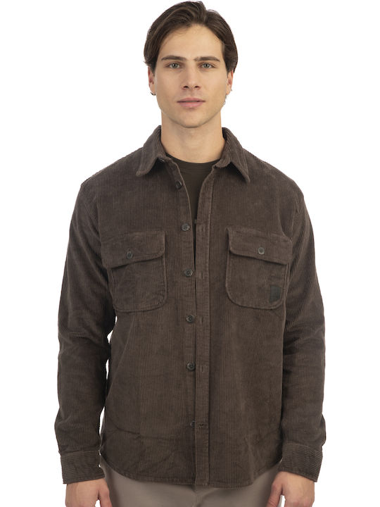 Rebase Zeichenfolge Overshirt Grau