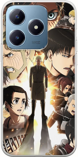 Attack On Titan Realme C63 Silicon Transparent TPU Flexibil