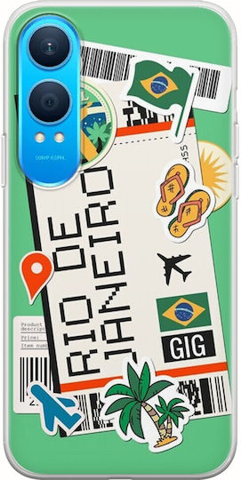 Ticket To Rio De Janeiro Oneplus Nord Ce4 Lite 5g Flexible TPU Transparent Silicone