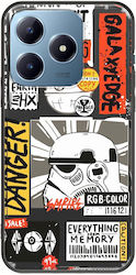 Star Wars Stormtrooper Realme C63 Schwarzes TPU Schwarzes Silikon Star Wars Stormtrooper Realme C63 Schwarzes TPU Schwarzes Silikon