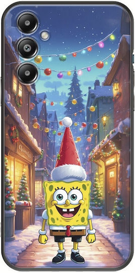 Desene Animate de Crăciun Spongebob Pantaloni Pătrați Samsung Galaxy M35 5G Negru TPU Silicon Negru