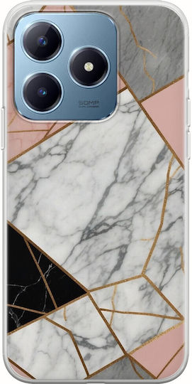 Marble Collection Modern Realme C63 Flexible TPU Transparent Silicone