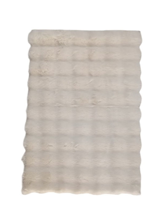 Natural Home Rabbit Χαλί Ορθογώνιο Εκρού 60x90cm