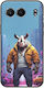 Street Animals Rhinoceros Oneplus Nord 4 5g Black TPU Black Silicone