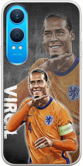 Euro 2024 Virgil Van Dijk Oneplus Nord Ce4 Lite 5g Flexible TPU Transparent Silicone