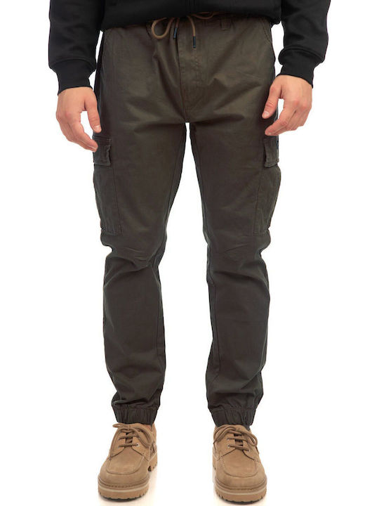 Hose Cargo Elastisch khaki