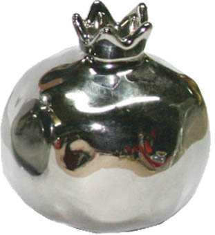Marhome de birou Amulet Rodie Argintiu Ceramic 6.5x6.5cm 1buc