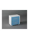 Wooden Kids Bedside Table Blue 50x34x48cm