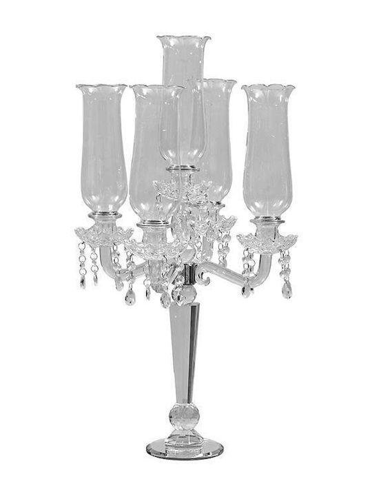 Fylliana Fl6506 Candle Holder Crystal in Transp...