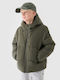 Kids' Casual Jacket with Hood Green