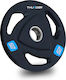 Thunder OLYMPIC-PLATE Δίσκος Ολυμπιακού Τύπου Μεταλλικός 1 x 25kg Φ50mm με Λαβές