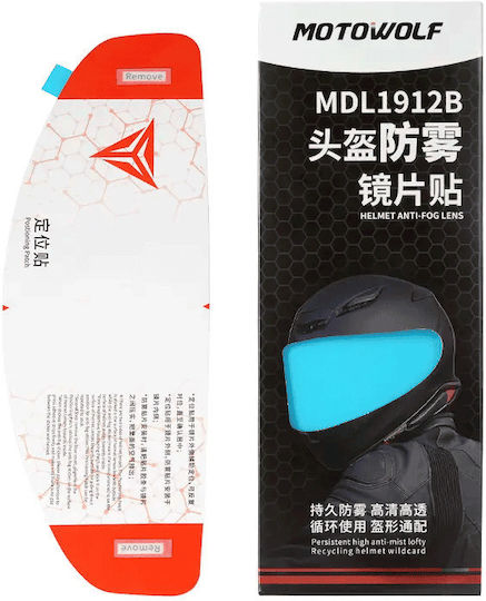 Universal Anti-fog Lens Motorcycle Helmet Visor Pinless Installation Compatible Any Motorcycle Helmet Motowolf