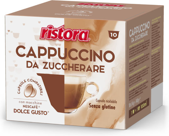 Ristora Κάψουλες Cappuccino Συμβατές με Μηχανή Dolce Gusto 10caps