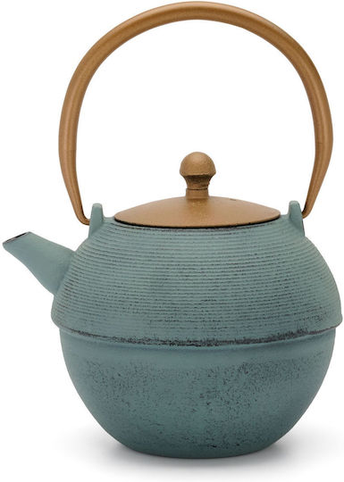 Bredemeijer Cast Iron Teapot Blue 1200ml