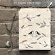Synchronia Birds & Blossom Branches Bag for Gift Brown