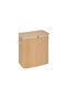 5Five Laundry Basket Bamboo 100L with Cap 52x32x63cm Brown