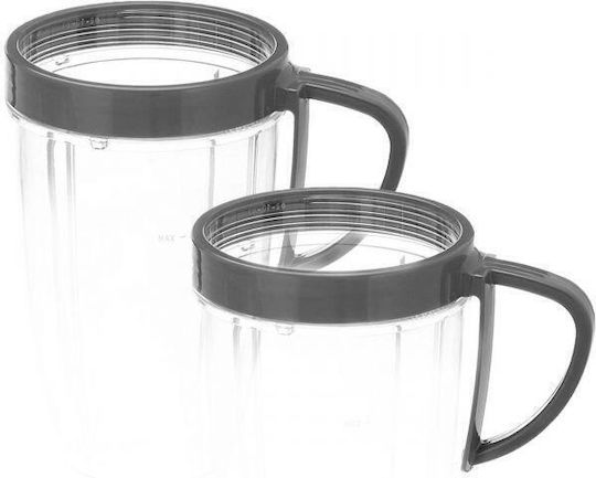 Nutribullet Set 2 Handle Rings Nutribullet Cup Nbm-ve003dl As00002888 Compatible Original Nb6 Pro Nb9 Models