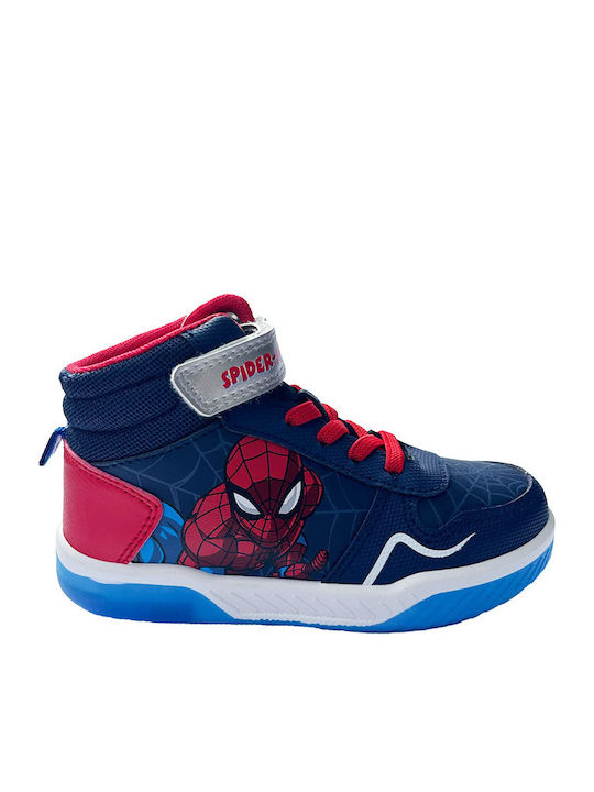 Kids Sneakers High with Scratch & Lights Multicolour