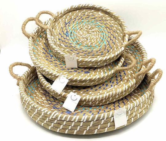 Natural Home 36-3 Rattan Dekorative Tabletts