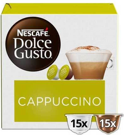 Nescafe Κάψουλες Cappuccino Συμβατές με Μηχανή Dolce Gusto 30caps