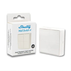 Shelly Blu Wall 4 Smart Button Dimmer Bluetooth