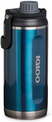 Igloo Tumbler Handled Tumbler Θερμός Ανοξείδωτο / Πλαστικό 1.064lt Modern Blue Modern Blue με Καλαμάκι και Λαβή