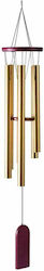 Wind Chime 6 Goldene Metall Sound Röhren Zuhause Garten Feng Shui Modell