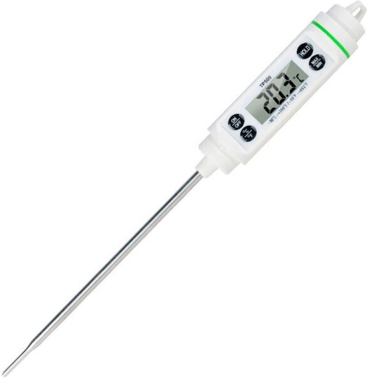 Digital Thermometer Probe Kitchen Liquids Food Meat Dairy Pastries Wax Etc -50°c To +350°c Premium Model White