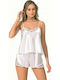 Primoda Babydoll Λευκό
