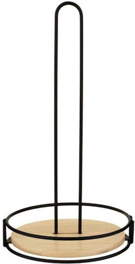 Metal Bamboo Support Pufo Paper Towel Kitchen Roll 33 Cm
