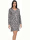 Primavera Winter Damen Nachthemd Gray