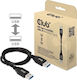 Club-3d Cable Usb-a 3.1 Gen 2 Male To Male 0.5 M Black Cac-1409