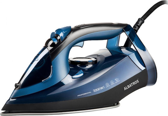 Albatros Sapphire Σίδερο Ατμού 3200W με Κεραμική Πλάκα και Συνεχόμενη Παροχή Ατμού 85gr/min